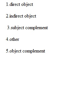 Week 5, Self-Assessment 5.5 Clauses and Sentences